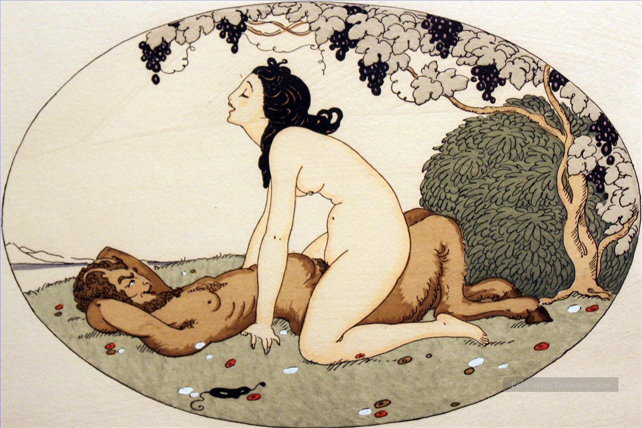 Faire l’amour sous l’arbre Gerda Wegener Erotique Adulte Peintures à l'huile